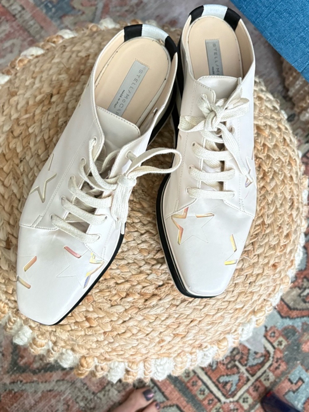 Stella McCartney Wedge Mule Sneakers, size 39.5